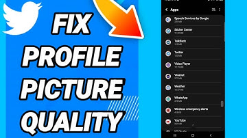 How to fix profile picture quality On Twitter
