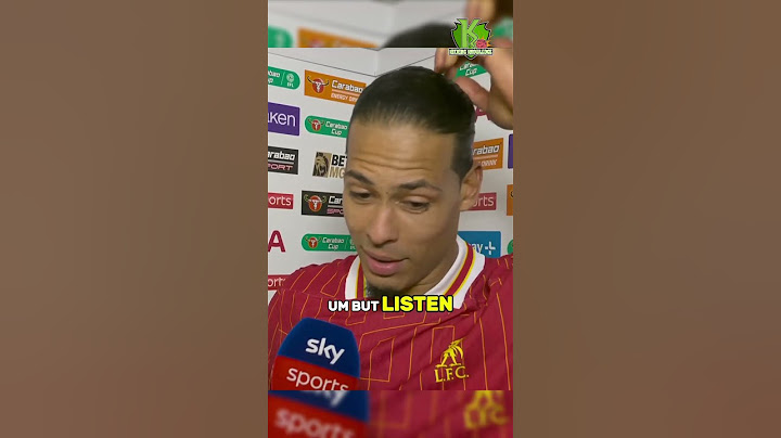 Virgil van Dijk After Lucas Bergvall's controversial winner