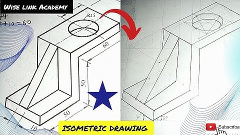 Drawing Isometric Shapes for Beginners in Technical Drawing