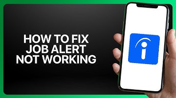 How To Fix Job Alert Not Working In Indeed App 2025! Tutorial