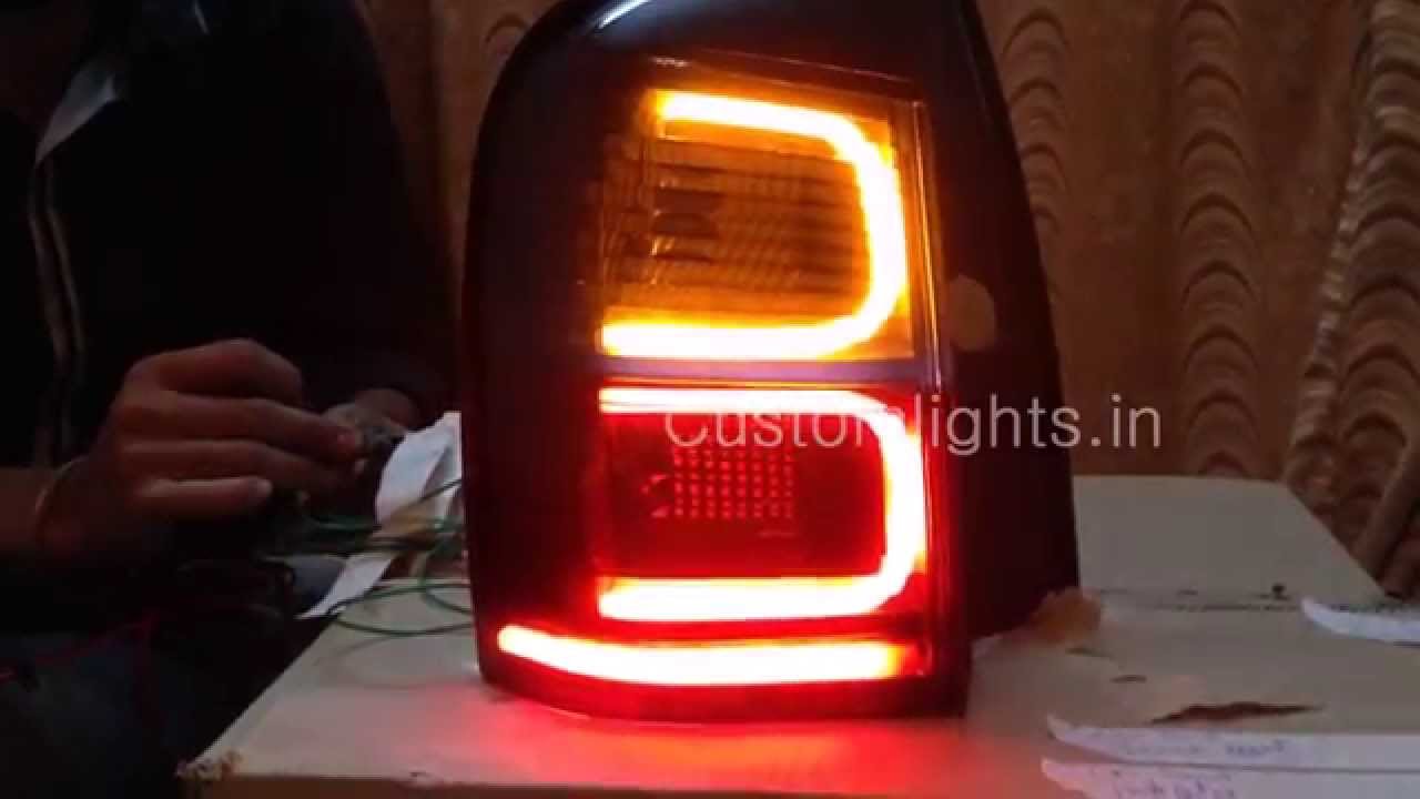 Nissan Terrano LED tail lamps by Customlights.in