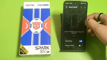 How to enable smart panel on Tecno Spark 30C 5G