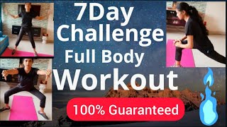 Full Body Workout | 7 Days Challenge for weight loss