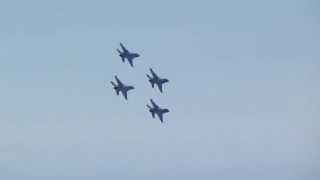 United States Air Force Thunderbirds Diamond Formation Perform A Pass At Ktcm