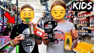 KIDS Pick My Fishing Gear CHALLENGE (They SCREWED Me!!)