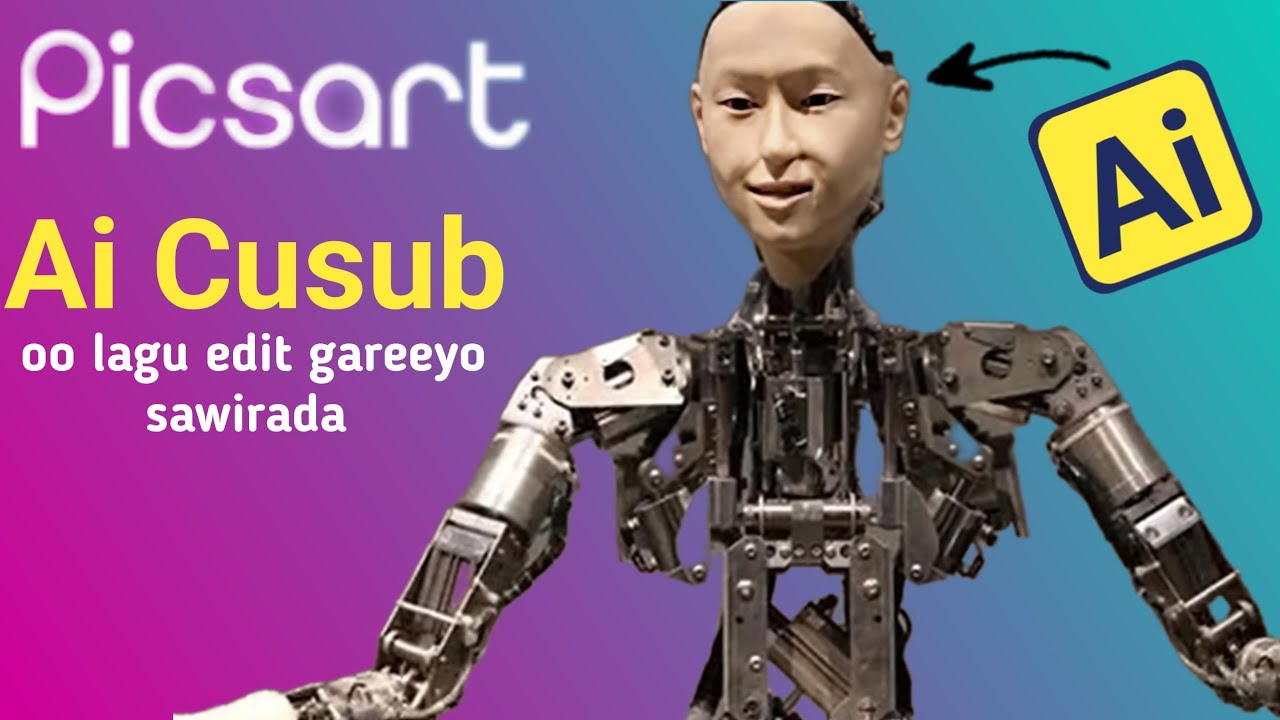 Ai lagu edit gareeyo sawirada oo lagu soo daray picsart || Upadate 2024 || Picsart.