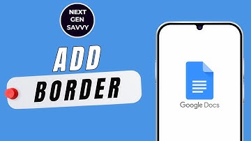How to Put Decorative or Pretty Border Frame on Google Docs