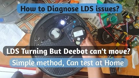 How to Test & Fix if Ecovacs Deebot LDS assembly turning but deebot can
