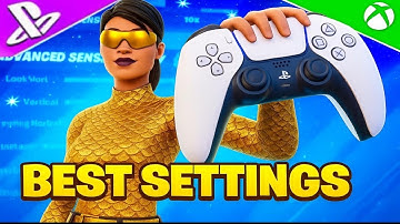 60fps in 2025+ NEW BEST Controller Settings & Sensitivity in Season 4 (Fortnite Tutorial)