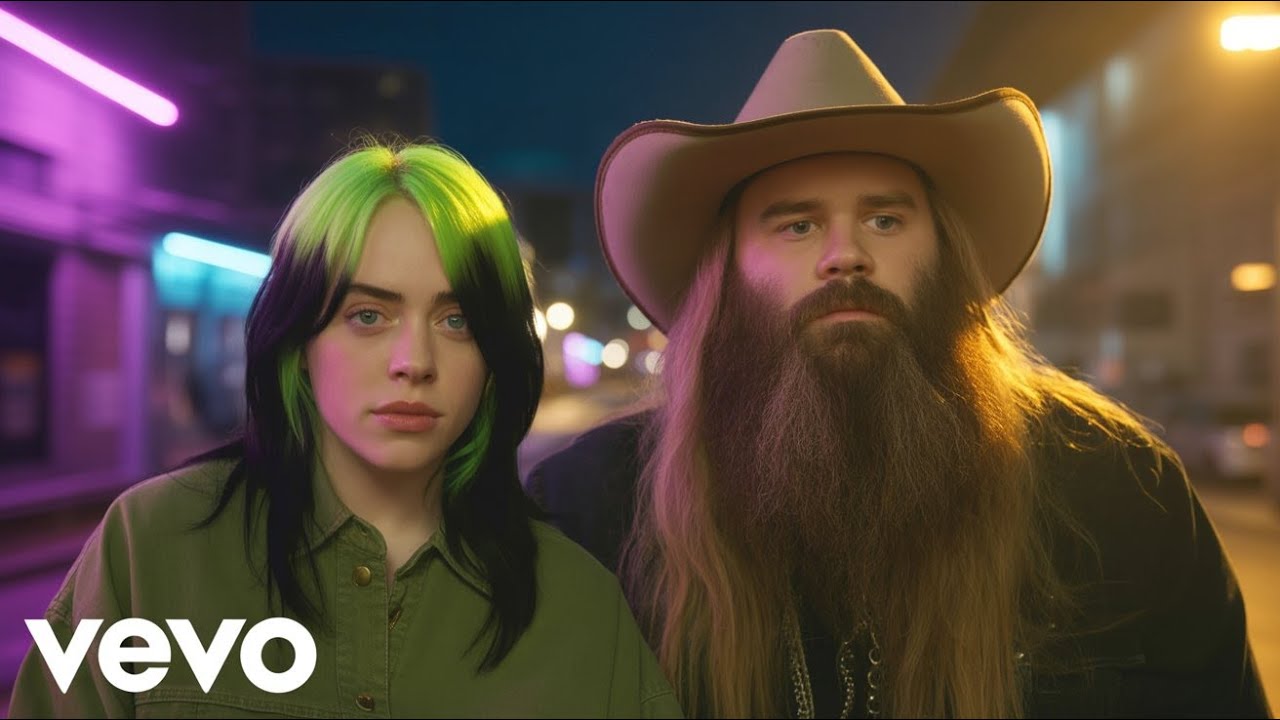 Chris Stapleton ft Billie Eillish - Night Understands Me (2026 AI Music Video)