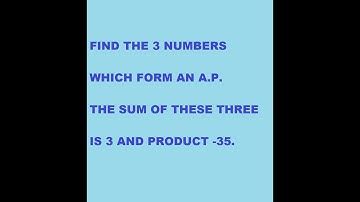 4-How to assume 3 consecutive terms in AP