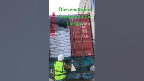 Rice container fumigation for Europe export European Union #fumigationservices