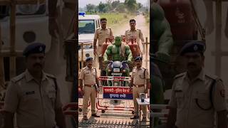 Hulk Got Stopped by Indian Police 😂💀 #Shorts #Hulk