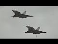 2 Dassault Rafale M French NAVY flying display at RNAS Yeovilton Air Day 2015