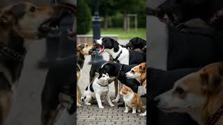 Dogs &amp; Cats fighting 😬#short#video###