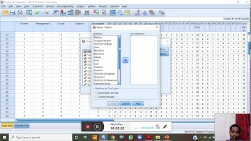 How to calculate measures of central tendency and dispersion for multiple variables in SPSS