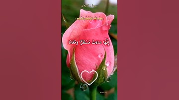سورة : الفرقان - Al-Furqan. heart heart touching voice 💝💝💝 #islamicstatus
