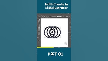 How to Create Pattern in Adobe Illustrator 2023 | Part 01 #shorts