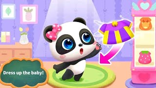 Baby Panda Care || Dress up the baby, Remove the s taiper  | BabyBus Games