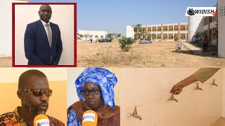 Accès à l'eau : Cheikh DIOUF Directeur des infrastructures aéroportuaires offre un forage au Lycée..