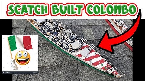 CHRISTOFORO COLOMBO – 1:350 WOWS Scratch-Built Model | Time-Lapse Build