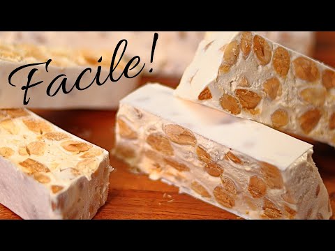 TORRONE MORBIDO alle Mandorle ricetta veloce