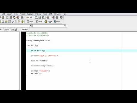 C++ Lesson 9: Char and Arrays