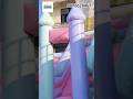 white pastel colours castle bouncy #inflatabletoy #bouncy #castlebouncy #8076628467