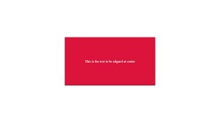 How to Align Text Vertically and Horizontally Center using CSS Flexbox