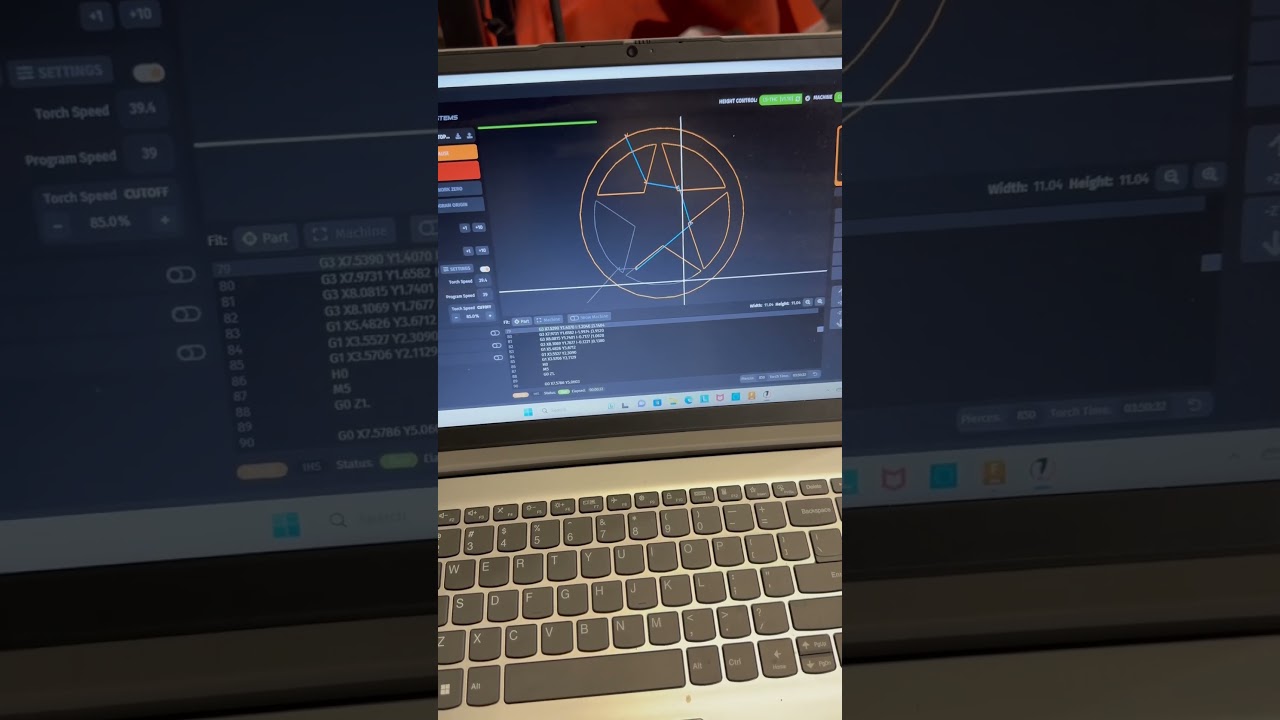 Langmuir systems crossfire cnc plasma table
