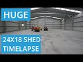Large Commercial Workshop Shed Build Large Commercial Workshop Shed Build