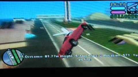 GTA VCS Airport Stunt Show with Cheatdevice