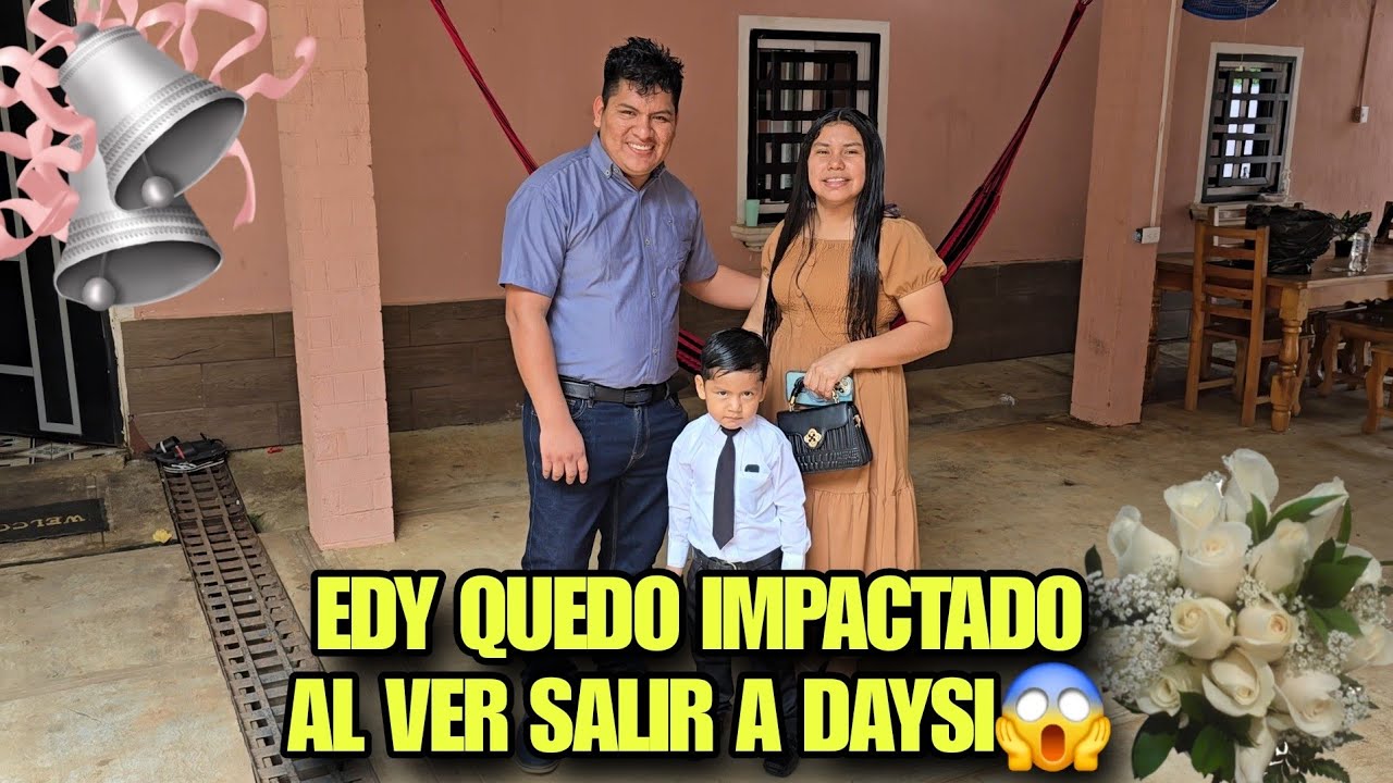 Así De Guapos Van Edy Y Daysi A La Gran Boda, Edicito Ya Va Preparado Con Los Anillos😱
