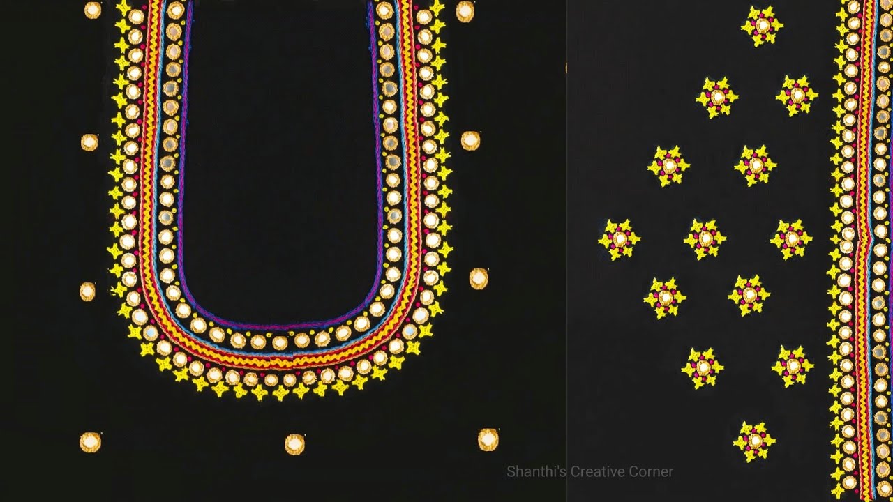 మగ్గం అవసరం లేకుండా Normal Needleతో మీBlouseనీ Heavy DesignerBlouse చేసుకోండి #HowToStitchKutchWork4