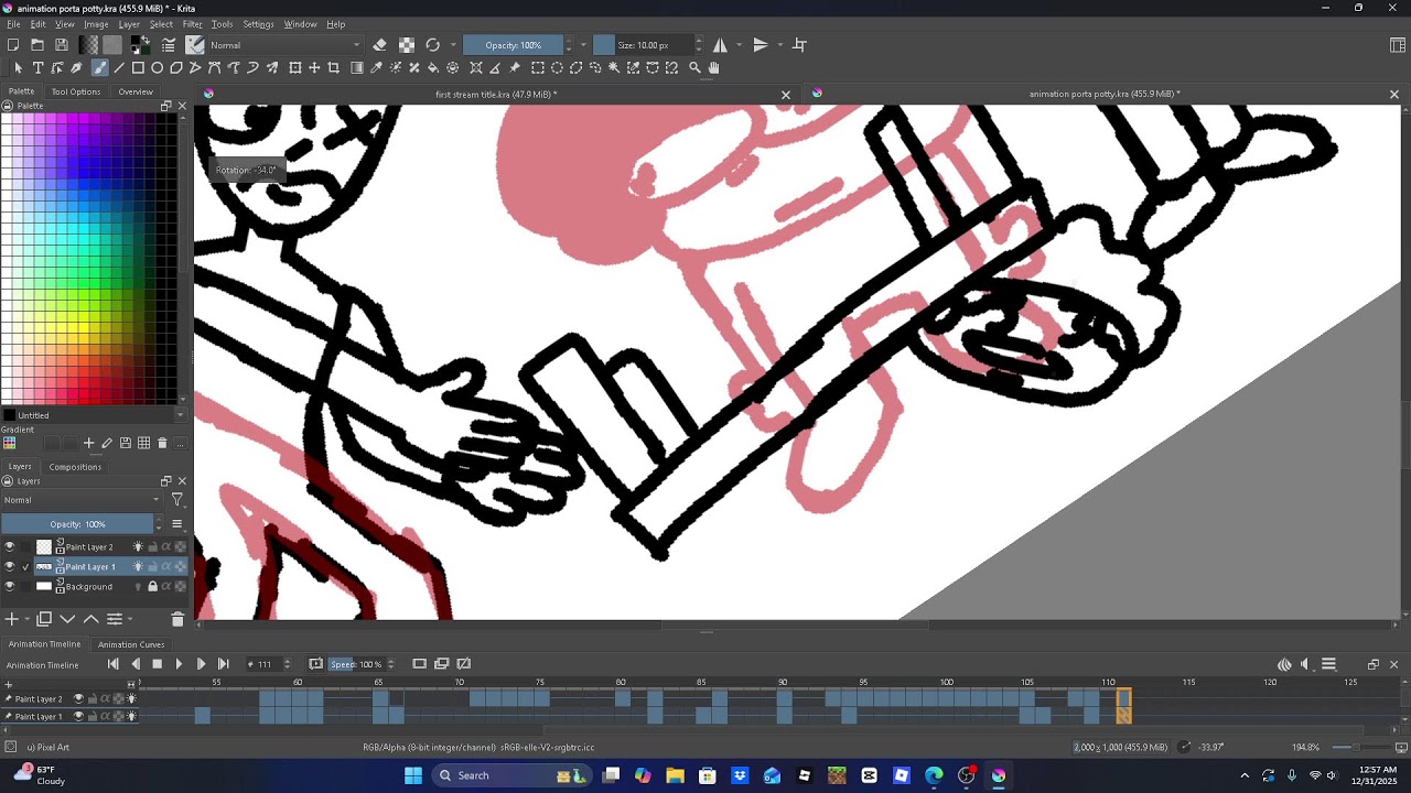 krita animation and what not idk