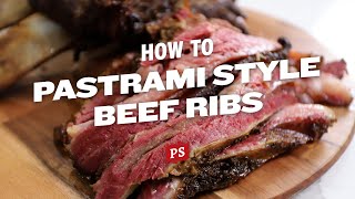 Pastrami-Style Smoked Beef Ribs