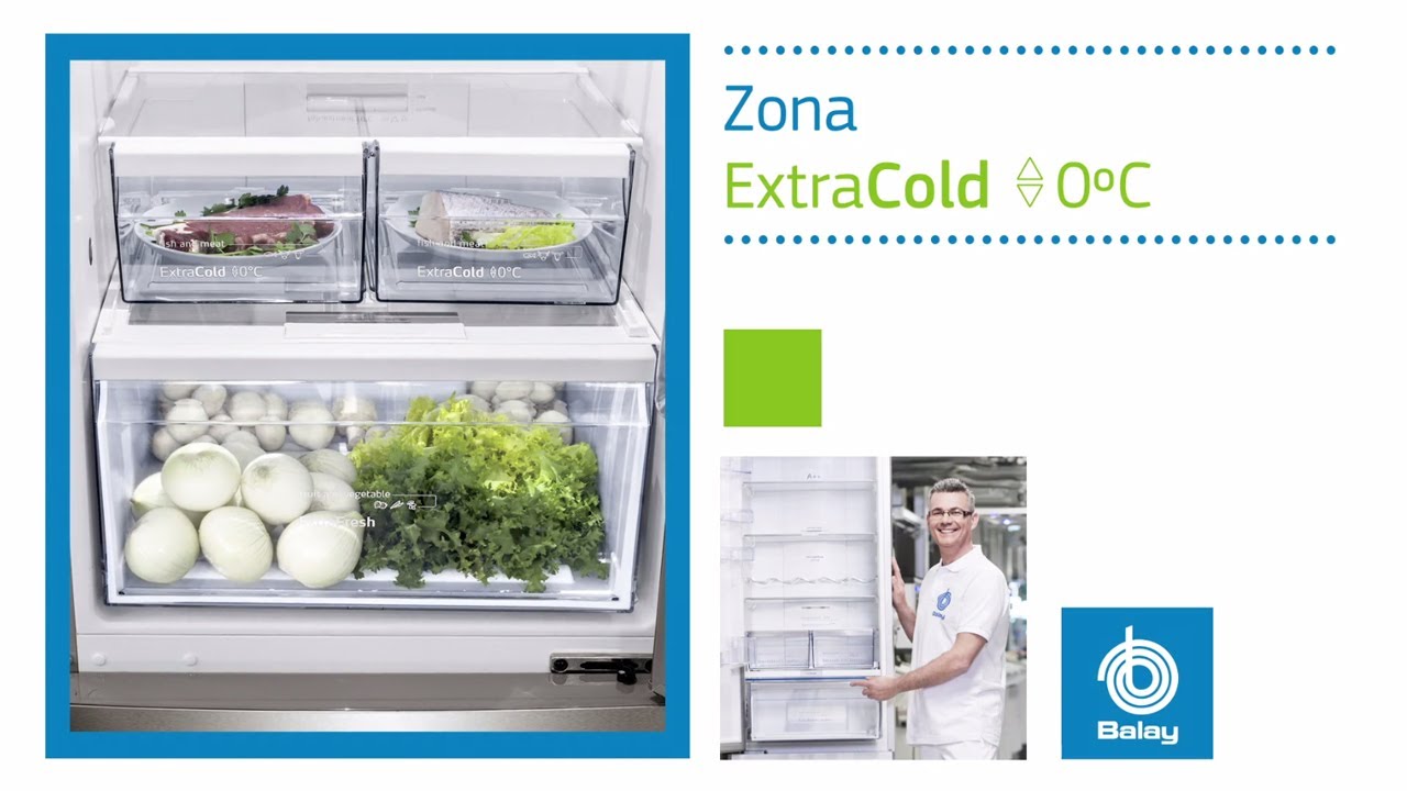 Frigoríficos con zona ExtraCold 0ºC | Carnes y Pescados Más Frescos