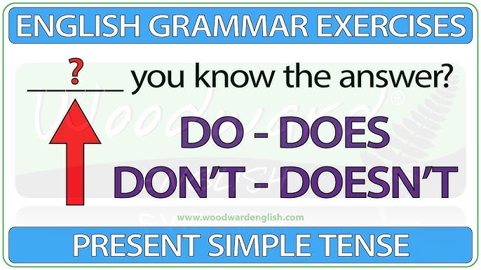 DO vs. DOES, English Exercises, Learn English DO vs DOES
