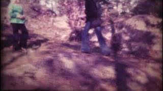 Finnish comprehensive school trip to a forest from seventies. Myllypuron Yläaste 70-luku.