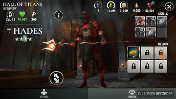 Dawn of titans / kronos event all rewards unlocked / checking skills