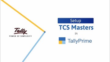How to Set Up TCS Masters in TallyPrime | TallyHelp