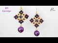 Pretty &amp; Easy to make Beaded Earrings | How to make beaded earrings | DIY Tutorial for Beginners