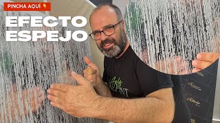 COMO PINTAR 🎨 EFECTO ESPEJO CROMADO Y COLOR PLATA