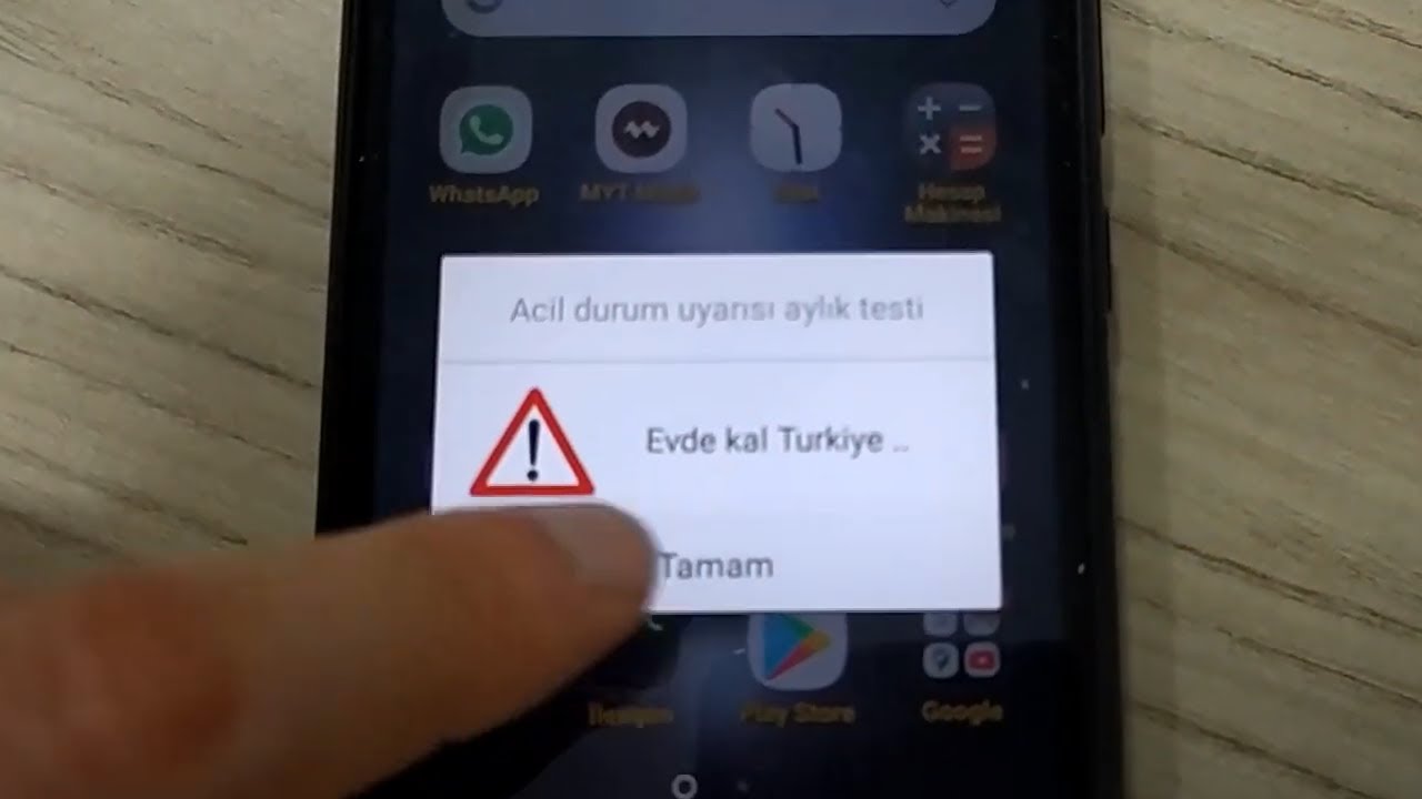 evde kal turkiye mesajini kapatma youtube