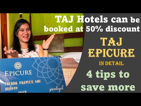 Taj Epicure Membership.How to save money on Taj Hotels #tajhotel #savings #travel #luxury #discount