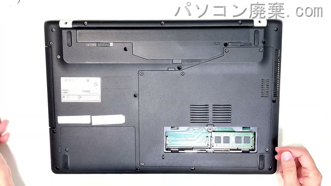 FUJITSU LIFEBOOK【AH42/W(FMVA42WW)】の分解方法 - YouTube