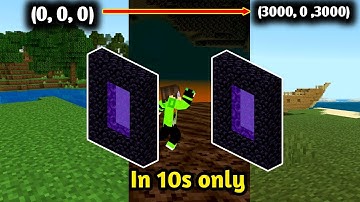 All About Nether Portal And Portal Linking (Hindi) | Minecraft PE