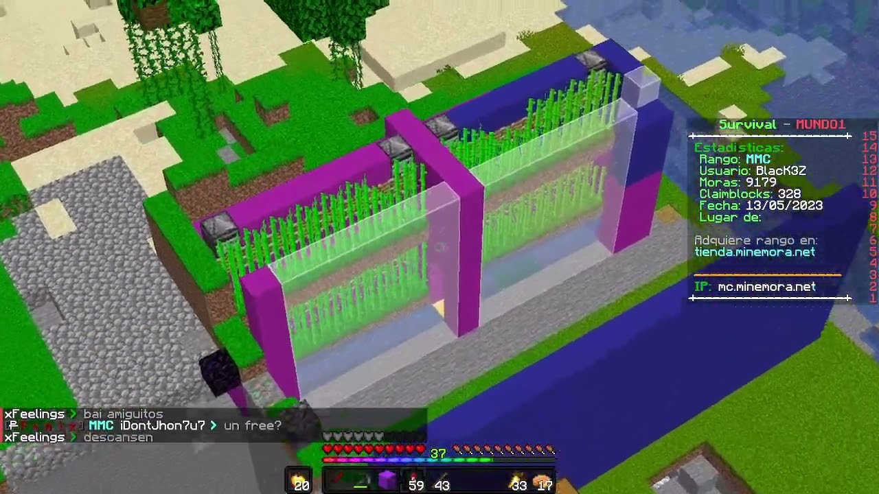 Me Encuentro una base sin Claimear en mc.minemora.net