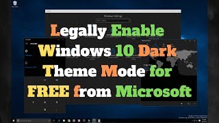 Enabling Dark Mode on Windows! (Free and Legal!!) From Microsoft screenshot 2