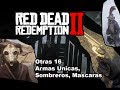 Otras 16 Armas Unicas, Sombreros, Mascaras Red Dead Redemption 2 Guia y Localización